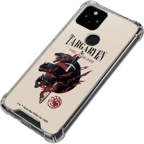 Game of Thrones: Fire & Blood Google Pixel 5a 5G Clear Case